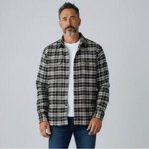 JACHS Men's Brawny Flannel Shirt Size XLT